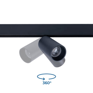 Foco LED para carril magnético 48V - 20W - DALI-2 regulable (25)