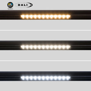 Foco lineal para carril magnético 48V CCT - 12W - DALI-2 regulable - UGR18 - Barcelona Led-