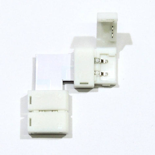 Connector voor LED strips 12V 10mm voor 90º hoeken