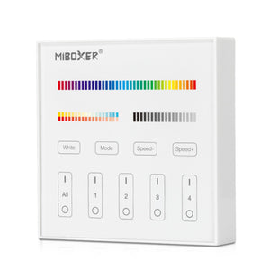 Panel de control táctil RGB + CCT - 4 zonas - Milight