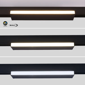 Foco lineal opal orientable carril magnético 48V CCT - 18W - DALI-2 regulable - Barcelona Led-