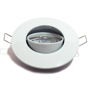 Aro downlight empotrable basculante Ø80/Ø102 blanco para GU10 / GU5.3 - Barcelona Led-