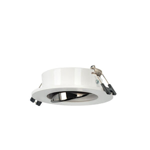 KIT Aro empotrable Ø90mm + Bombilla GU10 6W + Portalámparas - Barcelona Led-