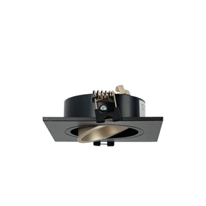 KIT Aro downlight cuadrado 93x93mm + Bombilla GU10 6W + Portalámparas (100)