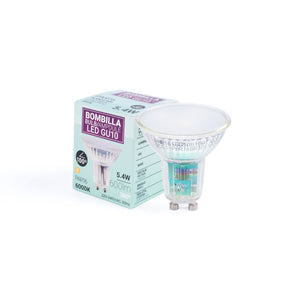 KIT Aro empotrable Ø86mm + Bombilla GU10 6W + Portalámparas (25)