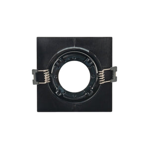 KIT Aro downlight cuadrado 93x93mm + Bombilla GU10 6W + Portalámparas - Barcelona Led-