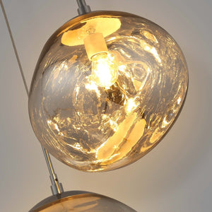 Lámpara colgante cristal triple "KADNIS" - 3 x E27 - Barcelona Led-Decoración