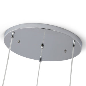 Lámpara colgante cristal triple "KADNIS" - 3 x E27 - Barcelona Led-Decoración