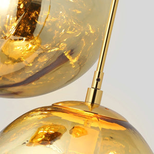 Lámpara colgante cristal triple "KADNIS" - 3 x E27 - Barcelona Led-Decoración