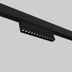 Foco lineal orientable para carril magnético 48V- 12W - 2800K - Chip OSRAM - UGR18 - Blanco (40)