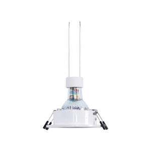 KIT Aro empotrable Ø90mm + Bombilla GU10 6W + Portalámparas - Barcelona Led-