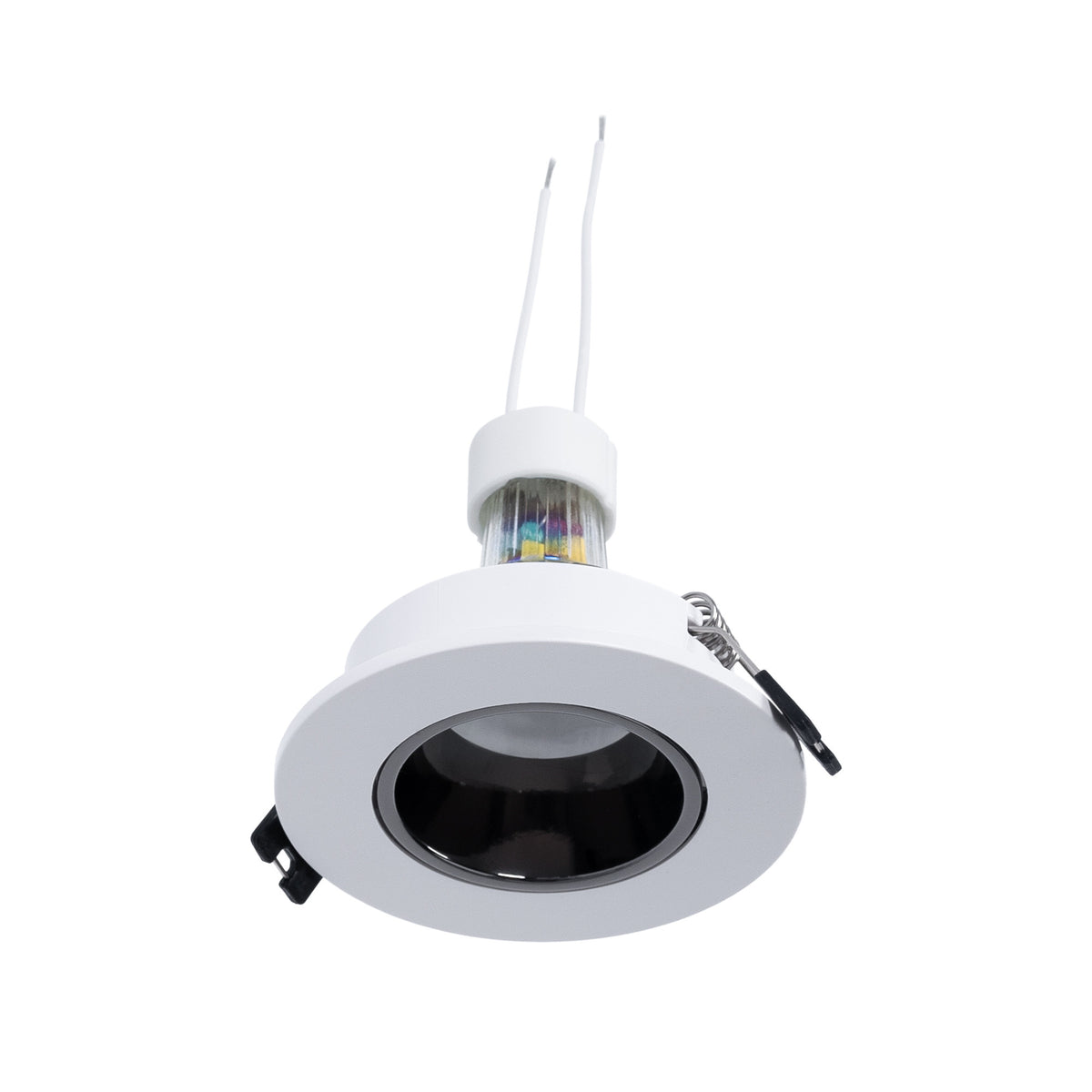 KIT Aro empotrable Ø90mm + Bombilla GU10 6W + Portalámparas - Barcelona Led-