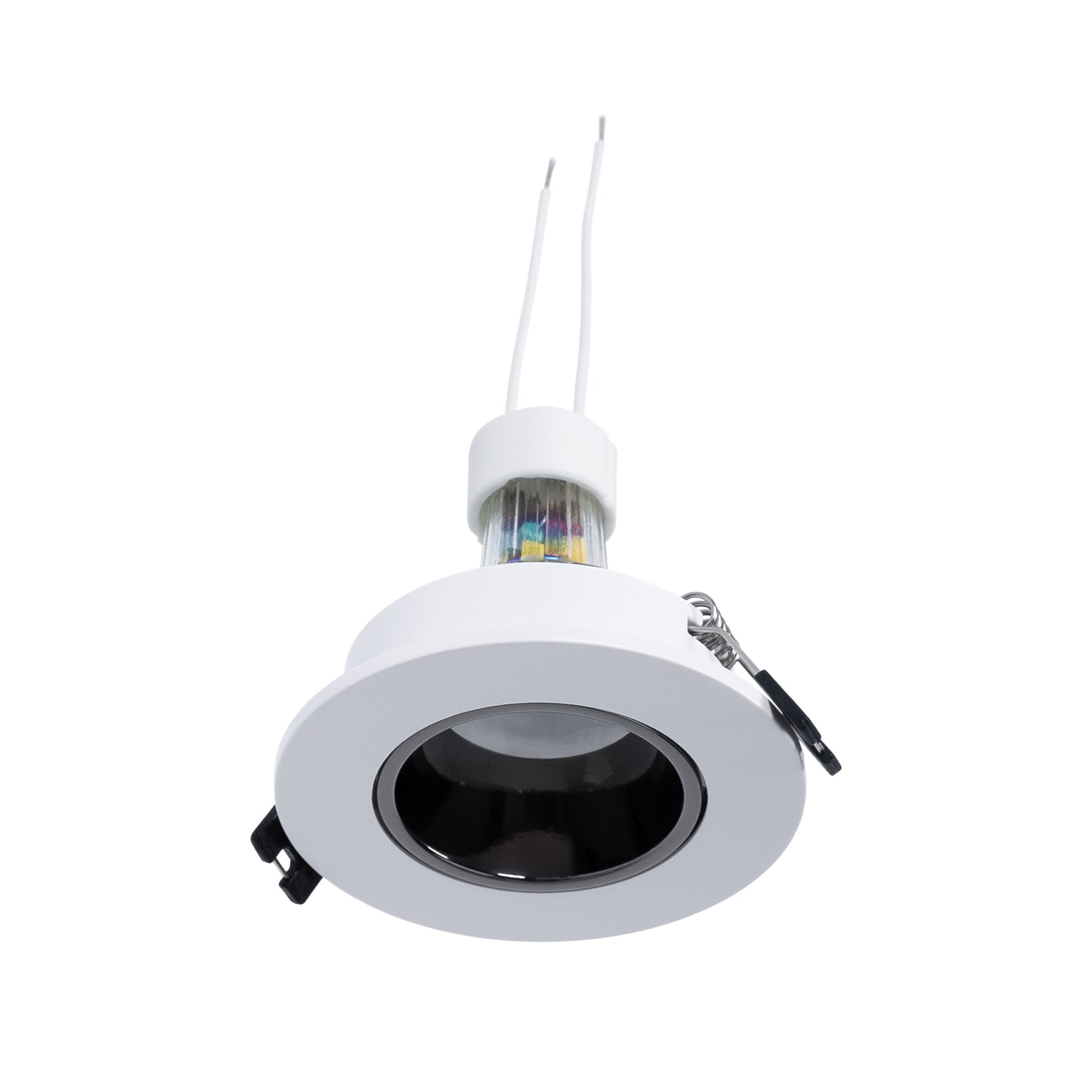 KIT Aro empotrable Ø90mm + Bombilla GU10 6W + Portalámparas - Barcelona Led-