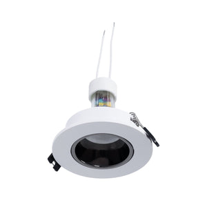 KIT Aro empotrable Ø90mm + Bombilla GU10 6W + Portalámparas - Barcelona Led-