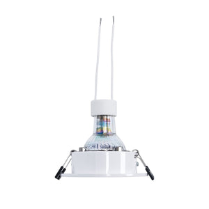 KIT Aro empotrable Ø90mm + Bombilla GU10 6W + Portalámparas - Barcelona Led-