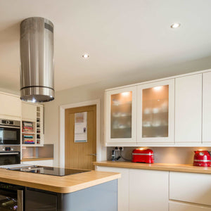 KIT Aro empotrable basculante Ø90mm + Bombilla GU10 6W + Portalámparas (28)