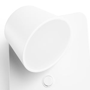 Aplique de pared para lectura con puerto USB "BASKOP W" - 6W - Base carga inalámbrica (21)