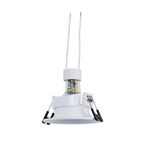 KIT Aro empotrable Ø86mm + Bombilla GU10 6W + Portalámparas (17)