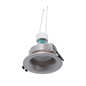 KIT Aro empotrable Ø86mm + Bombilla GU10 6W + Portalámparas (18)