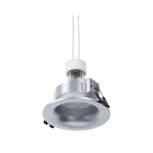 KIT Aro empotrable Ø86mm + Bombilla GU10 6W + Portalámparas (71)