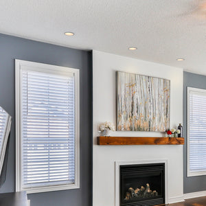 KIT Aro empotrable Ø93mm (blanco) + Bombilla GU10 6W + Portalámparas (2)