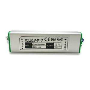 Fuente de Alimentación 15W Estanca IP67 1,25A - Barcelona Led-Material eléctrico