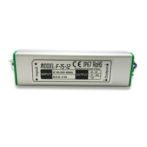 Alimentation LED étanche 15W 1.25A IP67