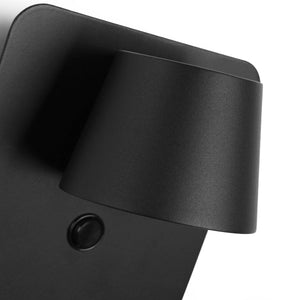 Aplique de pared para lectura con puerto USB "BASKOP W" - 6W - Base carga inalámbrica - Barcelona Led-Decoración
