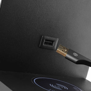Aplique de pared para lectura con puerto USB "BASKOP W" - 6W - Base carga inalámbrica - Barcelona Led-Decoración