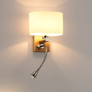 Aplique de pared con foco LED para lectura "Arti" - E27 + 3W - Barcelona Led-Decoración