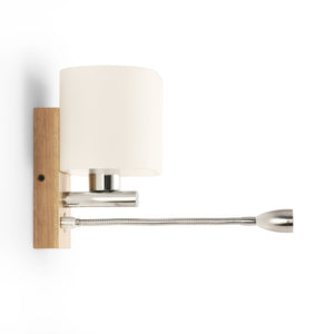Aplique de pared con foco LED para lectura "Arti" - E27 + 3W (7)