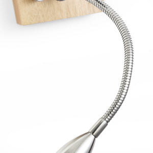 Aplique de pared con foco LED para lectura "Arti" - E27 + 3W (11)