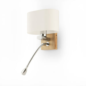 Aplique de pared con foco LED para lectura "Arti" - E27 + 3W (12)
