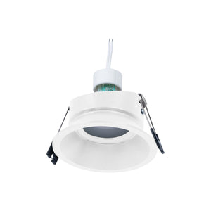 KIT Aro empotrable Ø93mm + Bombilla GU10 6W + Portalámparas - Barcelona Led-
