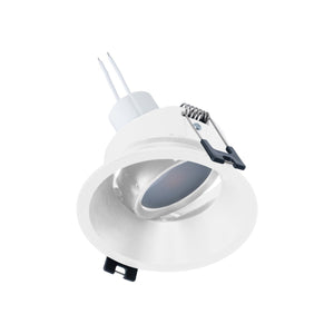 KIT Aro empotrable Ø93mm + Bombilla GU10 6W + Portalámparas - Barcelona Led-
