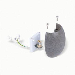 Aplique de pared cemento "Semba" - 3 colores - 1 x G9 (17)