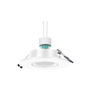 KIT Aro empotrable Ø110mm + Bombilla GU10 6W + Portalámparas - Barcelona Led-