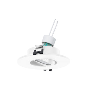 KIT Aro empotrable Ø110mm + Bombilla GU10 6W + Portalámparas (19)