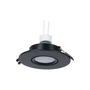 KIT Aro empotrable Ø110mm + Bombilla GU10 6W + Portalámparas - Barcelona Led-