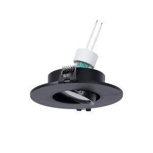 KIT Aro empotrable Ø110mm + Bombilla GU10 6W + Portalámparas - Barcelona Led-