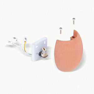 Aplique de pared cemento "Semba" - 3 colores - 1 x G9 (30)