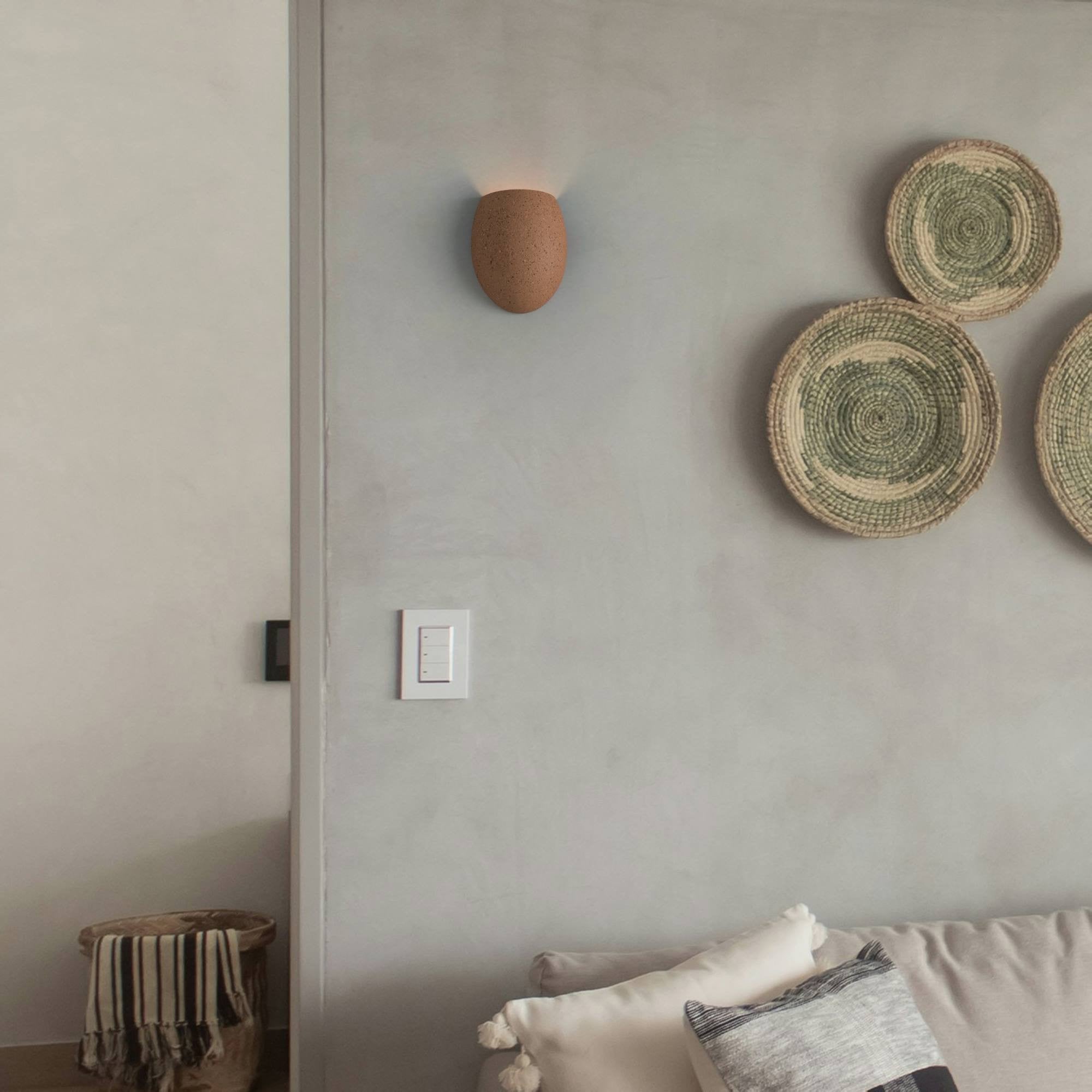 Aplique de pared cemento "Semba" - 3 colores - 1 x G9 (1)