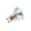KIT Aro empotrable estanco Ø90mm + Bombilla GU10 6W + Portalámparas 5