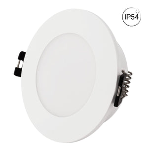 KIT Aro empotrable estanco Ø90mm + Bombilla GU10 6W + Portalámparas - Barcelona Led-