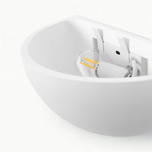 Aplique de pared escayola "Bol" - 1 x E14 - Barcelona Led-Decoración