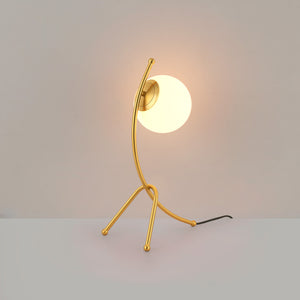 Lámpara de mesa bola cristal "Flix" (12)