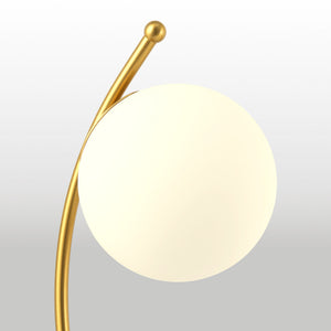 Lámpara de mesa bola cristal "Flix" (16)