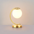 Crystal ball table lamp