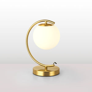 Lámpara de mesa bola cristal "San" - E27 (5)