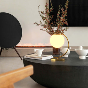 Lámpara de mesa bola cristal "San" - Barcelona Led-Decoración